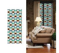 Película de privacidad para Ventana, calcomanías de Vidrio Esmerilado, no Adhesivas a Prueba de Rayos UV, Adhesivo de Vidrio extraíble para decoración de Ventanas de baño, Dormitorio, Oficina
