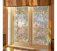 Película de privacidad para ventana de doble cara, adhesivo estático, adhesivo decorativo para ventana que bloquea los rayos UV y controla el calor interior (40 x 200 cm)