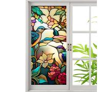 Película de privacidad para ventana, PVC, 60 x 100 cm, calcomanías estáticas, puesta de sol junto al mar, decoración de vidrio extraíble sin adhesivo estático para decoración de ventanas en casa