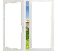 Película de privacidad para Ventana, Tinte de Ventana de Escarcha, Control de Calor, Anti-UV, translúcido, Tratamiento estático para Seguridad del hogar, fácil extracción (35.4 Pulgadas x 15.7 pies,