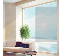 Película de protección solar para ventanas de muchos tamaños grandes y gradaciones, opaca, anti UV, eficiencia térmica, privacidad, control de calor, sin infrarrojos, autoadhesiva (transparente-70%
