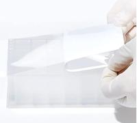 Película de sellado for PCR - Película de sellado for placas de 96 pocillos - Transparente autoadhesiva de 130 x 80 mm, 100 hojas for uso en laboratorio