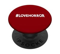 Película de Terror Fan Love Horror Frase Halloween PopSockets PopGrip Adhesivo