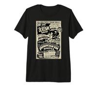 Película de Terror Monstruo Momia Drácula Hombre Lobo Frankenstein Camiseta Premium