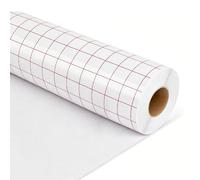 Película de transferencia para plotter 30,5 cm x 15 m - Transparente para vinilo adhesivo compatible con Cricut, Silhouette Cameo - Ideal para vasos, ventanas, pegatinas, fiestas