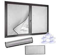 Película de Ventana Aislante Térmico con Ventosas, Papel de Aluminio Doble Cara, Protector Solar Reflectante, Bloqueador de Calor para Casa, Oficina y, Opaca Total para Privacidad
