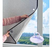 Película de Ventana Reflectante al Calor,con Ventosa, Película Aislante de Aluminio Doble de 6mm de Espesor,for baño Oficina y Ventanas de Autos,para Ventana Interior o Exterior(60x100cm/23.6x39.4in)