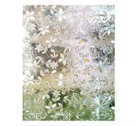 Película de vidrio Gypsophila transparente resistente a altas temperaturas para decoración del hogar y la oficina, método de aplicación fácil (30 * 100 cm)
