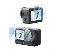 Película de vidrio templado para DJI Action 6 que ofrece una resistencia superior a los arañazos y fidelidad de pantalla realista (paquete de 1)