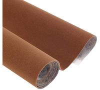 Película de Vinilo autoadhesiva Velvet Flock Muebles Pegatina Forro para exhibiciones de Joyas Estante Cajón Cómoda Armarios Forro Artesanía Decoración (Marrón, 45CMx2,5M)