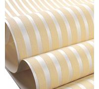 Película decorativa a rayas simples, pegatinas de pared no tejidas - papel decorativo pelar y pegar papel pintado a rayas a cuadros fondo no tejido para sala de estar y dormitorio