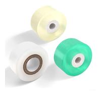 Película elástica flexible de PVC para aplicaciones de cinta de injerto y envoltura - 3 rollos de 3 cm de ancho y 150 m de largo cada uno