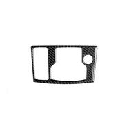 Película Envoltura Interior Embellecedor De Botón Multimedia Para Mazda 3 Axela 2017-2018 Fibra De Carbono ABS Adhesivo Para Coche Accesorios LHD