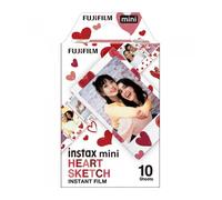 Pelicula fujifilm para instax mini heart sketch