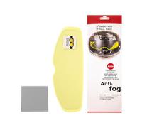 PELÍCULA HELME SHIELD - MOTORCYCLE ANTI -FOG PLATT, TODO INSERTO DE VISORES | Parche antivaho adhesivo, protector de lente transparente a prueba de niebla, inserto de visera para casco para conducción