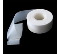 Película industrial de PTFE Tira de película PTFE blanca, panel plástico alta resistencia, 5/10 cm ancho, resistente a la abrasión, sello lubricante, 1 pieza(1MX0.2MMX50MM)