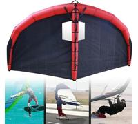 Película inflable de ala de viento, cometa de ala de aluminio de mano para deportes acuáticos, surf y lámina de ala de viento, tamaño 6㎡