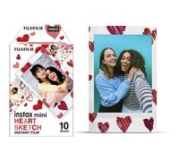 Película instantánea Fujifilm Instax Mini Film Heart 10 fotos diseño corazón