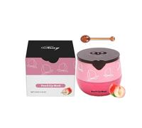 Película labial hidratante con sabor a melocotón, mascarilla labial instantánea con aplicador, maquillaje de base hidratante antes del maquillaje, para que los labios sean lisos y brillantes, adecuado