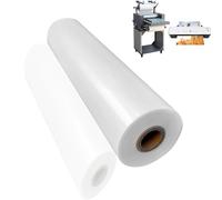 Película laminadora BOPP mate de 12.5 pulgadas x 650 pies, película laminada térmica, núcleo de 2.54 cm, grosor de 1 mil (27 mics), rollo de lámina laminadora para documentos, certificados y fotos