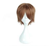 Película Magic Potter Ronald Billius Weasley Cosplay Pelucas Marrón Corto Fiesta de Halloween Disfraz de Carnaval Juego de roles Peluca WIG-659E
