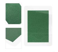 Película magnética de 25/30/50 mm para detectar patrones magnéticos estáticos, hoja de ABS flexible con pantalla gris de color real, ciencia portátil (verde, 40 x 45 mm)