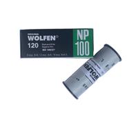 Película negativa en blanco y negro Wolfen NP100-120