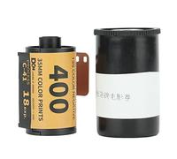 Película Negativa en Color, Cámara de Grano Fino de 35 Mm Película en Color HD Amplia Exposición Latitud Aumento Medio para 135 Cámaras (18 Hojas)