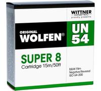 Película negativa Wolfen B+W Super 8, ISO 64-200 con revelado, descarga de escaneo 2K
