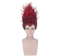 Película Nuzar Nalakuvara Nezha Pelucas Pelo sintético resistente al calor negro y rojo Ne Zha Nezha Peluca Cosplay Accesorios de vestuario Accesorios dm583 1