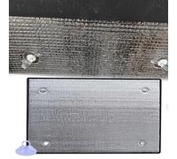 Película Opaca for Ventanas de 8 mm Que bloquea el Calor: lámina de Aluminio Reflectante Aislante for el hogar, el Coche, la Autocaravana y la Tienda de campaña.(24x30in)