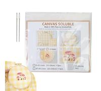 Película para bordado soluble en agua - Película de cubierta soluble en agua | Estabilizador auxiliar para costura - Para coser coser camisas letras bolsos Halloween principiantes artesanía manual