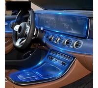 Película para el Interior del Coche,para Mercedes Benz Class-E W213 E260 E300 2019 2020 2021 Anti-scratc Coche Consola Central TPU Película Protectora Película Accesorios,E-Transparent