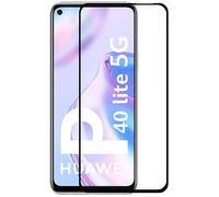 Cool Protector Pantalla Cristal Templado Full 3D Negro para Huawei P40 Lite 5G