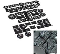 Película para restaurar para SAAB 3ª generación 9-5NG y 9-4X Marcas de botones de clima y estéreo con recortes precisos