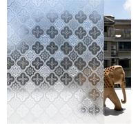 Película para Ventana de Colores Películas de Vidrio estáticas 3D, Vinilo for Ventanas con Grabado privacidad, sin Pegamento, película láser for Puertas baño(40cmX100cm)