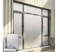 Película Para Ventanas De Aluminio, Película AislanteTermico Ventanas,Termica PelíCula Para Ventanas, Vinilo Proteccion Solar, Parasol Ventana Casa, Parasol Ventana Casa(50x135cm)