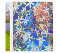 Película para Ventanas Película de Ventana no Adhesiva, película Vidrio estática, Pegatinas Decorativas for vidrieras, Bloqueador Calor, Control for el hogar(Beige,60x100cm)