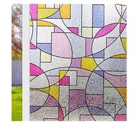 Película para Ventanas Película de Ventana no Adhesiva, película Vidrio estática, Pegatinas Decorativas for vidrieras, Bloqueador Calor, Control for el hogar(Auburn,30x200cm)