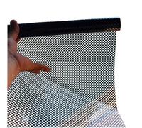 Película perforada for ventanas, película de vinilo unidireccional for privacidad, rollo adhesivo for vidrio(Black,300 x 90 cm (118.1 x 35.4''))