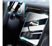 Película protección navegación 14,1 Pulgadas Compatible Con MG Para RX5 2023 Car Infotainment GPS Navigation Center Display Protector De Pantalla De Vidrio Templado Film Anti-Fingerprint
