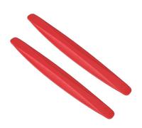 Película Protectora anticolisión, 2 Unidades por Juego, Tiras Protectoras para Esquinas, Pegatinas antiarañazos para Parachoques Delantero y Trasero Embellecedor Protector del Maletero(Rojo)