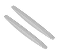 Película Protectora anticolisión, 2 Unidades por Juego, Tiras Protectoras para Esquinas, Pegatinas antiarañazos para Parachoques Delantero y Trasero Embellecedor Protector del Maletero(Gris)
