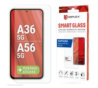 Película protectora de cristal inteligente DISPLEX para Samsung Galaxy A56/A36 Resistente a los arañazos, ultrafino, repelente a la suciedad