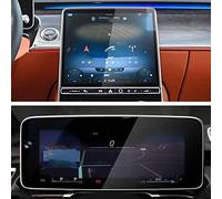 Película Protectora De Pantalla Táctil para Mercedes para Benz Clase S W223 2021, Pegatinas para Interior Coche A Prueba Arañazos Pegatina Protectora(GPS and Speedometer)