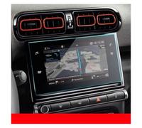 Película Protectora Pantalla Vidrio Templado Radio Coche Navegación GPS Interiores Para CITROEN Para C3 Para AIRCROSS 2021 Protector Pantalla Navegación(198x112mm)