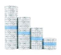Película protectora para tatuajes de segunda capa, 4 rollos. Ligera, transpirable e impermeable, ideal para el cuidado de tatuajes, ideal para la curación y protección. (5 cm/10 cm/15 cm/20 cm x 2 m)