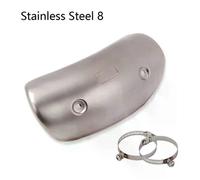 Película protectora para tubo de escape de motocicleta, fibra de carbono, carcasa protectora térmica,
