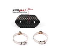 Película protectora para tubo de escape de motocicleta, fibra de carbono, carcasa protectora térmica,