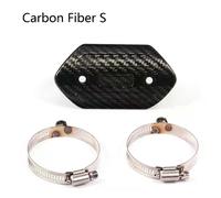 Película protectora para tubo de escape de motocicleta, fibra de carbono, carcasa protectora térmica,